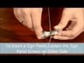 Sign Hanging Cable Grippers Set Up | Product Assembly | Displays2go®