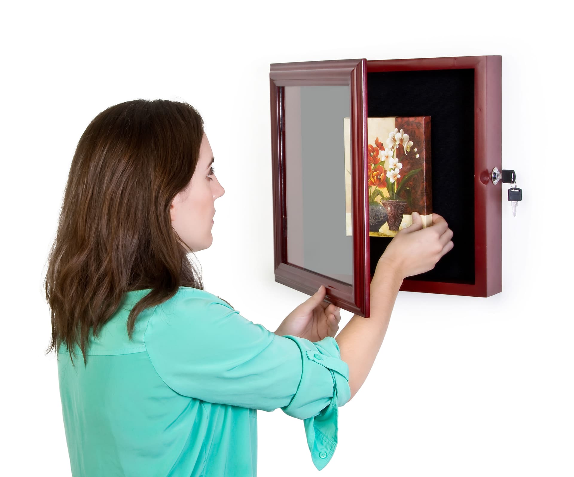 Square Shadow Box w/ Sponge Interior & 2” Deep Case | Displays2Go