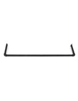 Pipe Outrigger Hangrail with Black Powder Coated Finish