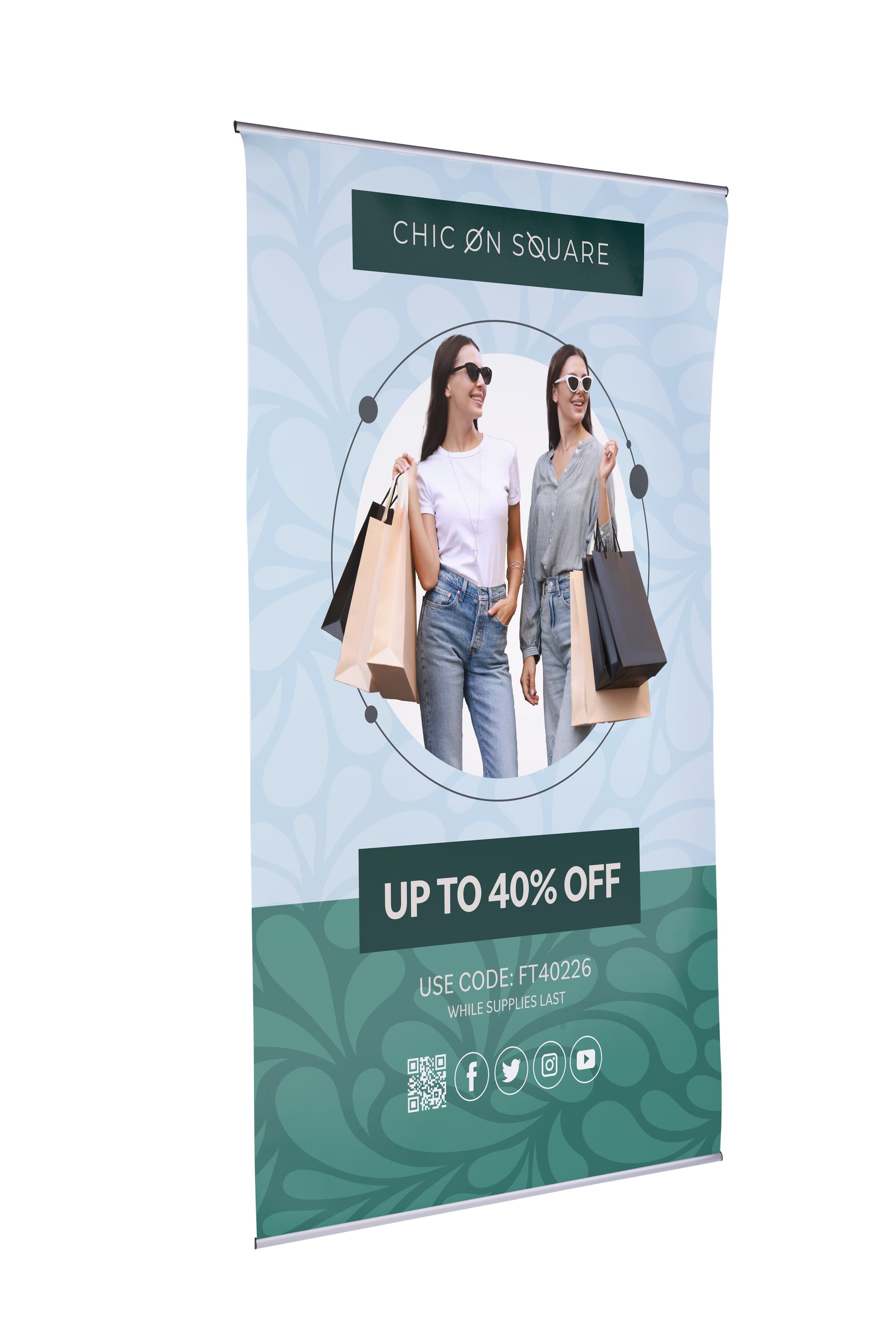 PVC vinyl indoor hanging banners with custom printing
