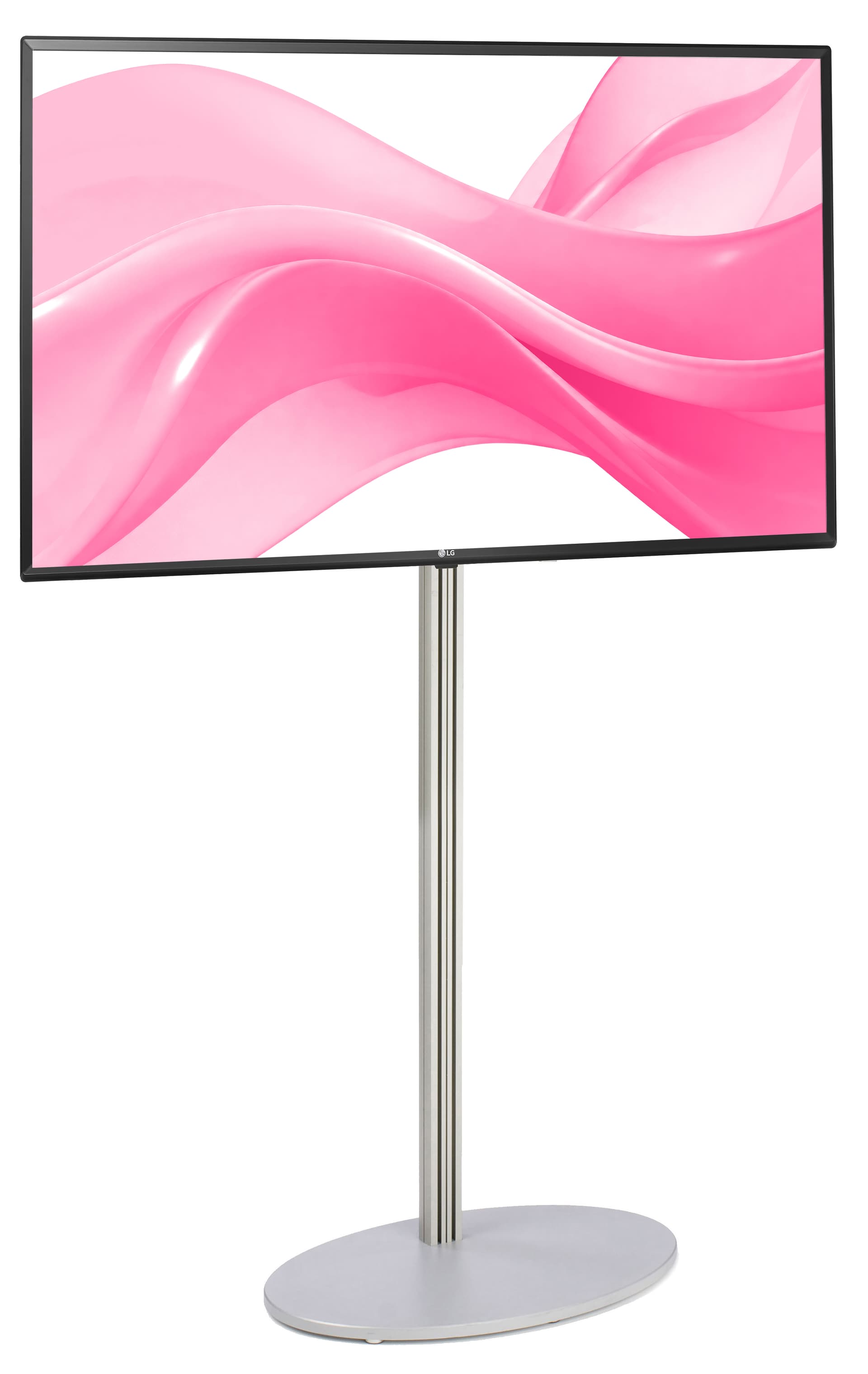 Digital signage stand display with 50" commercial monitor