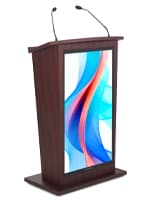 Digital podium with 43 inch non touch LCD screen