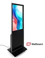 Advertising multimedia kiosk with 43 inch screen