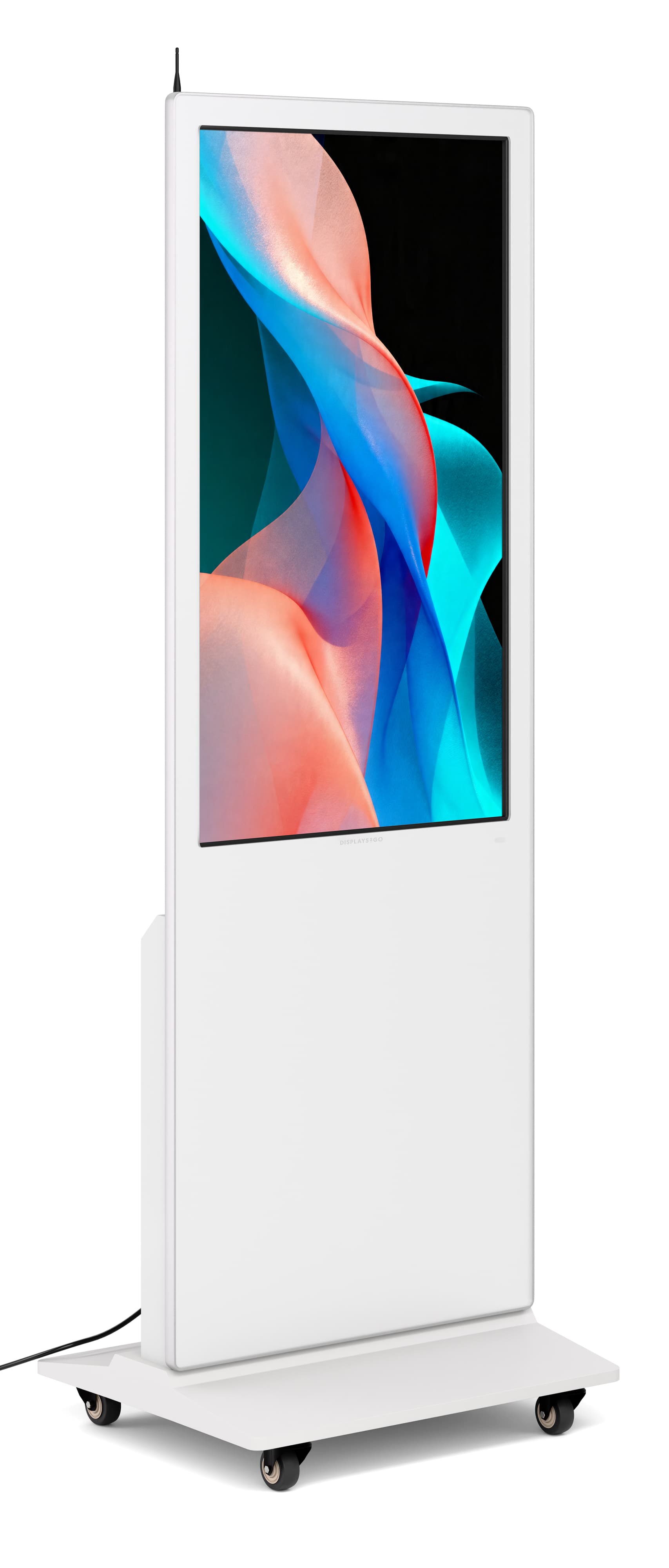 Advertising Multimedia Kiosk with Tempered Glass