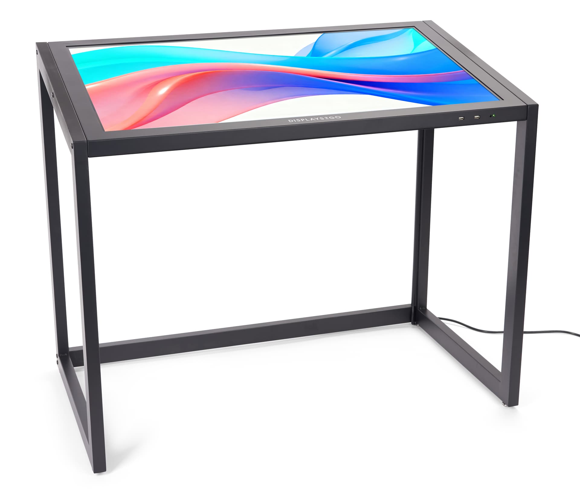 Accessible touch screen table with pre-installed DiViEX slide show app