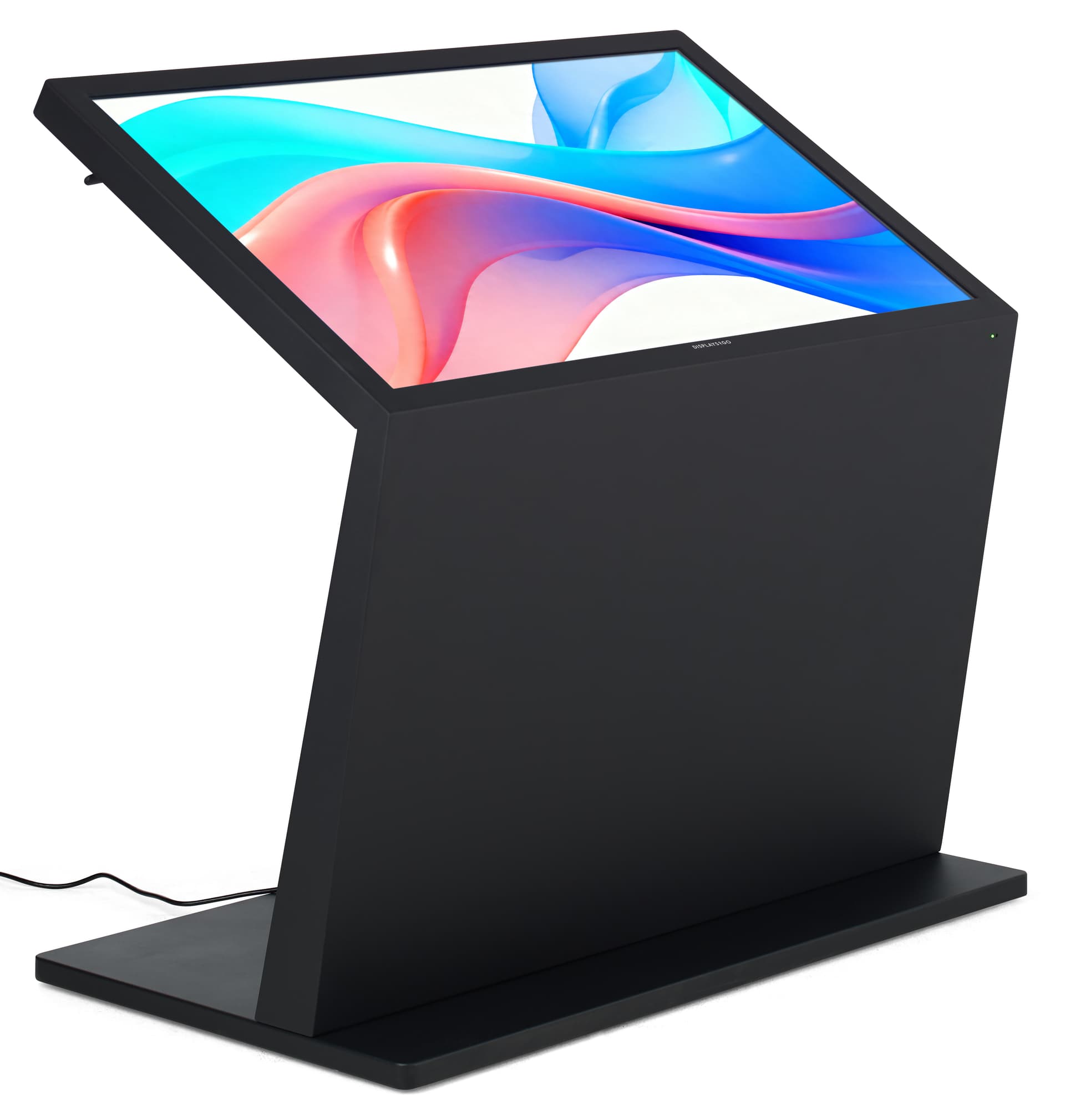 Touch screen interactive kiosk with a 10 point touch PCAP touch screen technology 