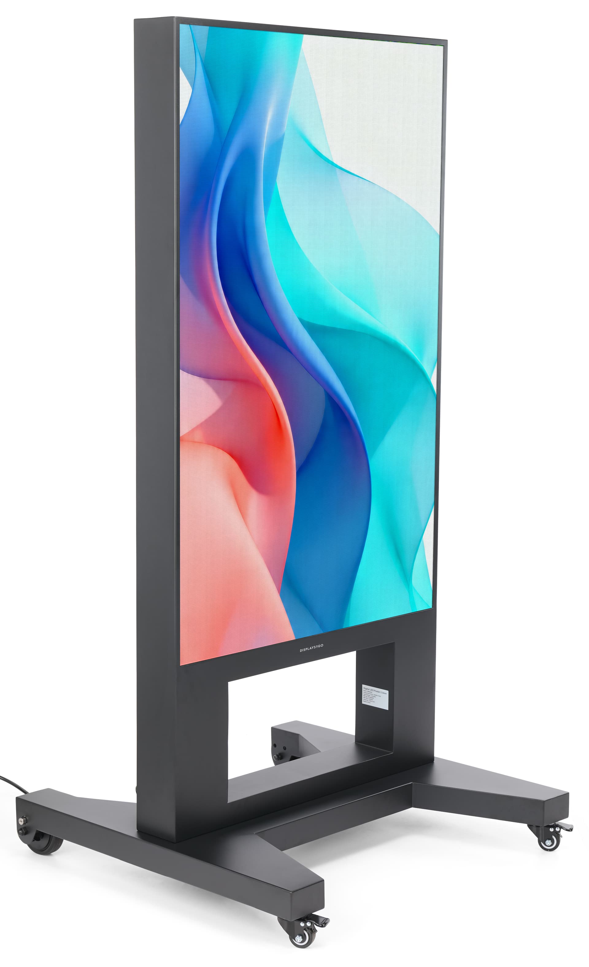 Outdoor LED Poster w/ Floor Standing Orientation