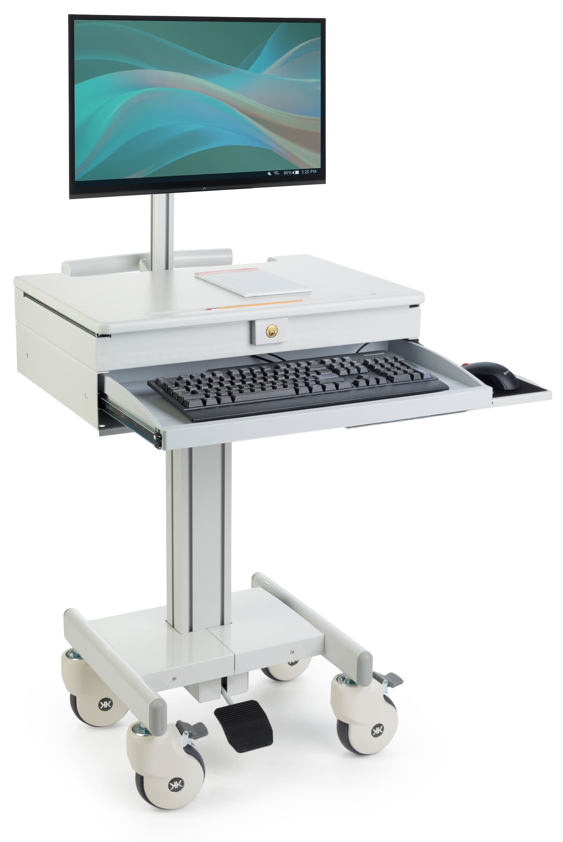 Medical Computer Cart, VESA Compatible Mount
