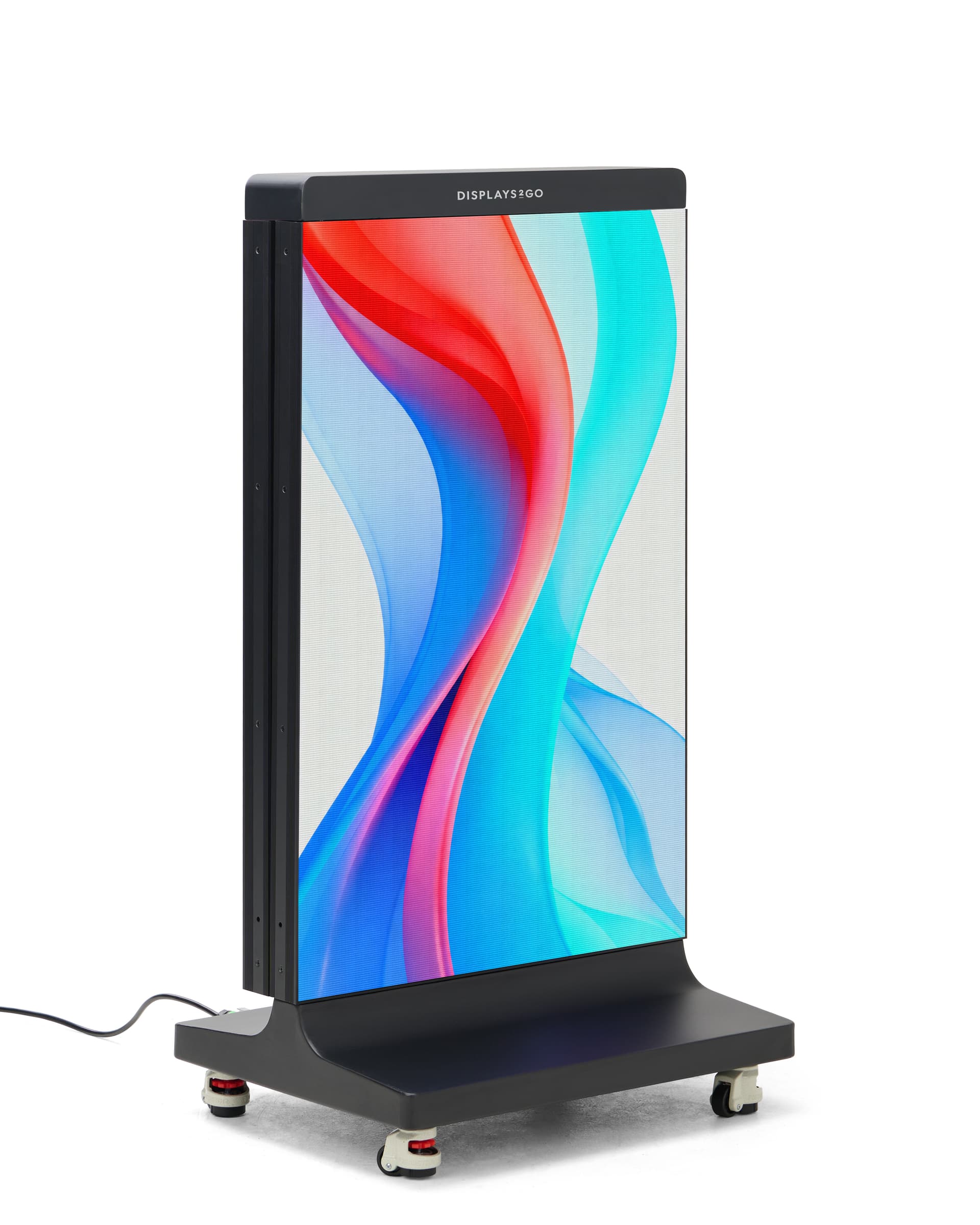 Foldable LED poster with Novastar running on Android operating system