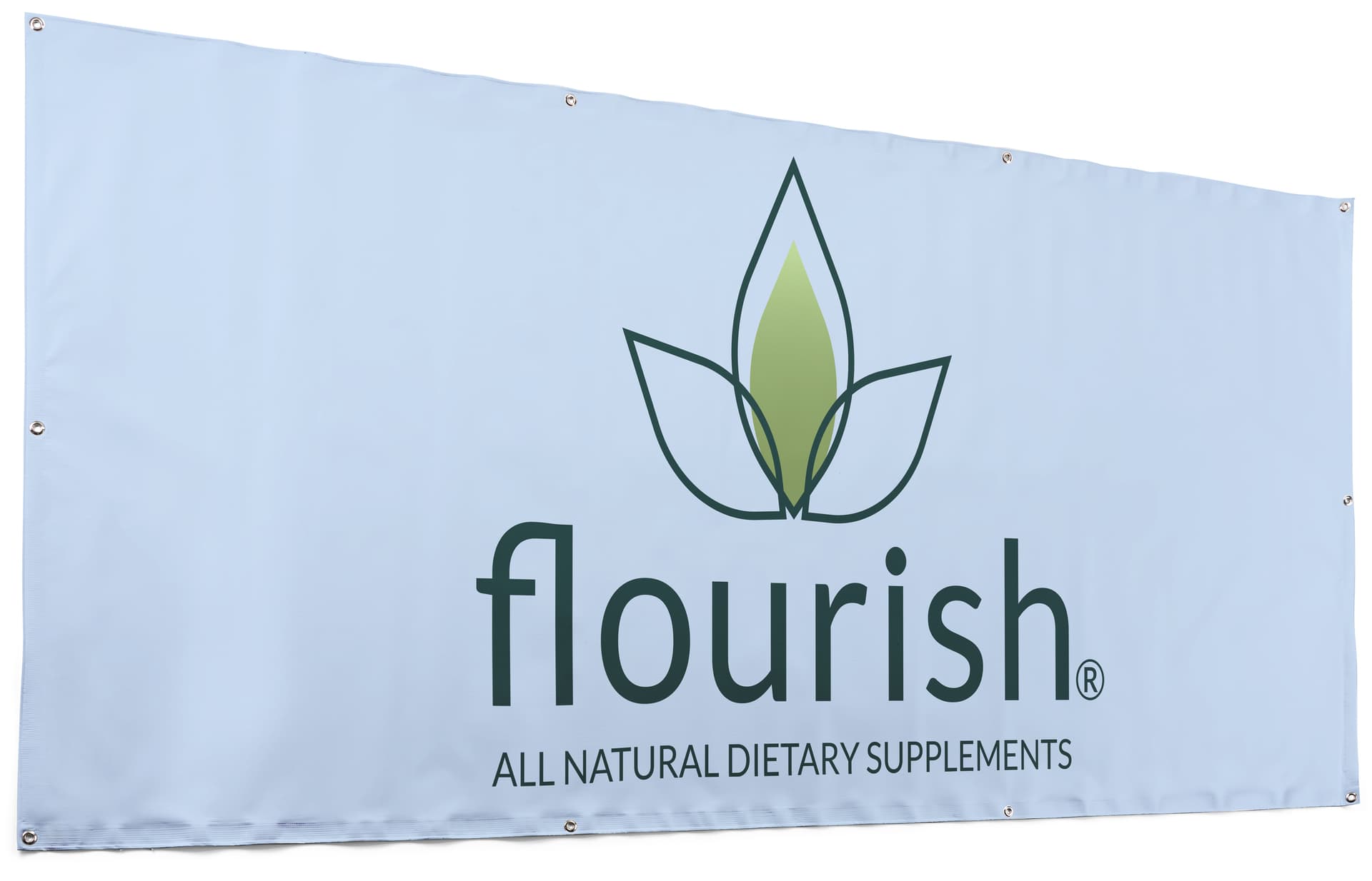PVC banner with durable weather-resistant build