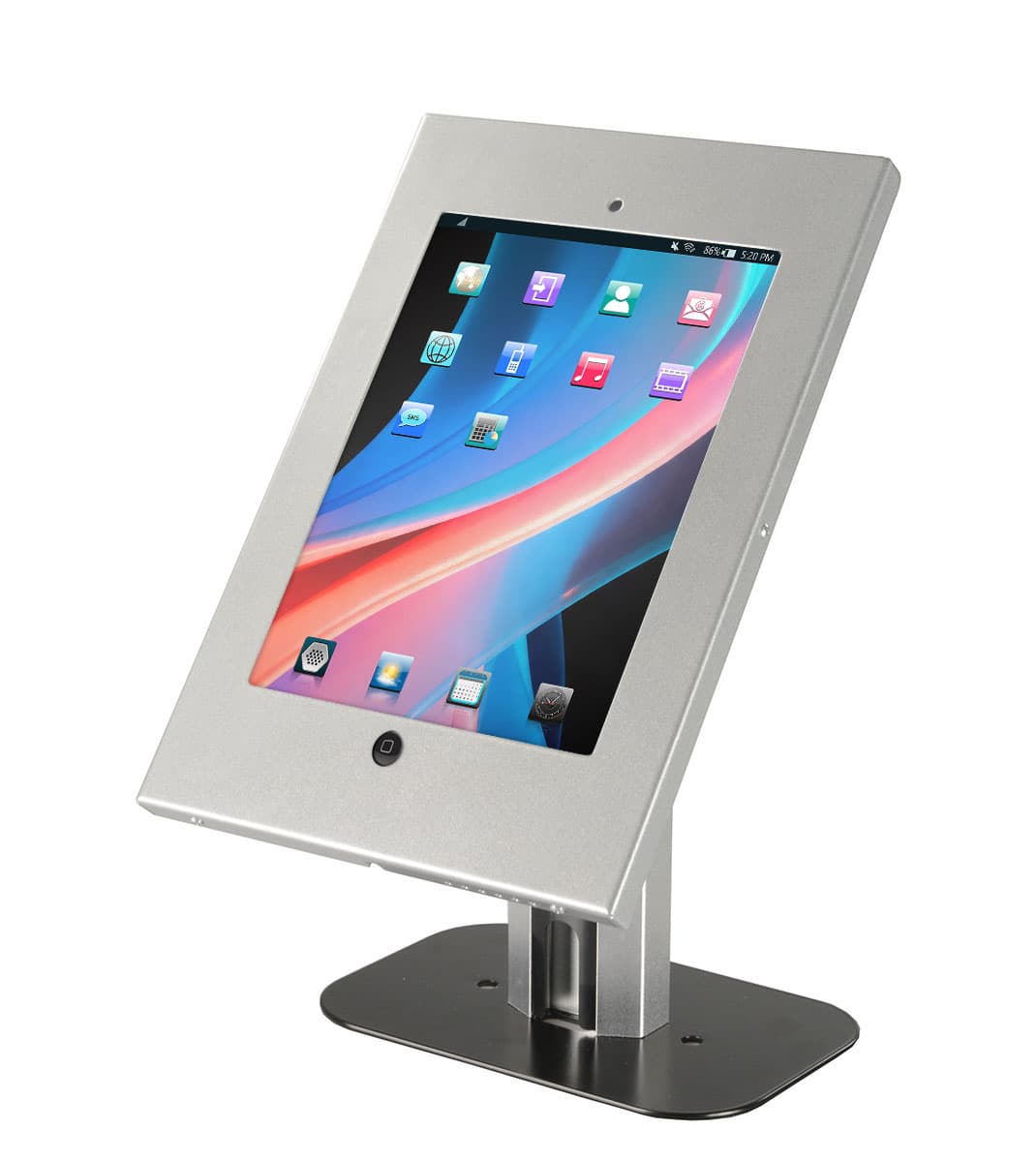 Secure iPad Mount - Home Button Exposed