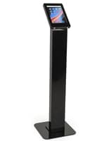 55 inch tall locking floor stand iPad kiosk with glossy finish 