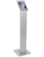15 inch wide iPad enclosure floor stand with modern and sleek design