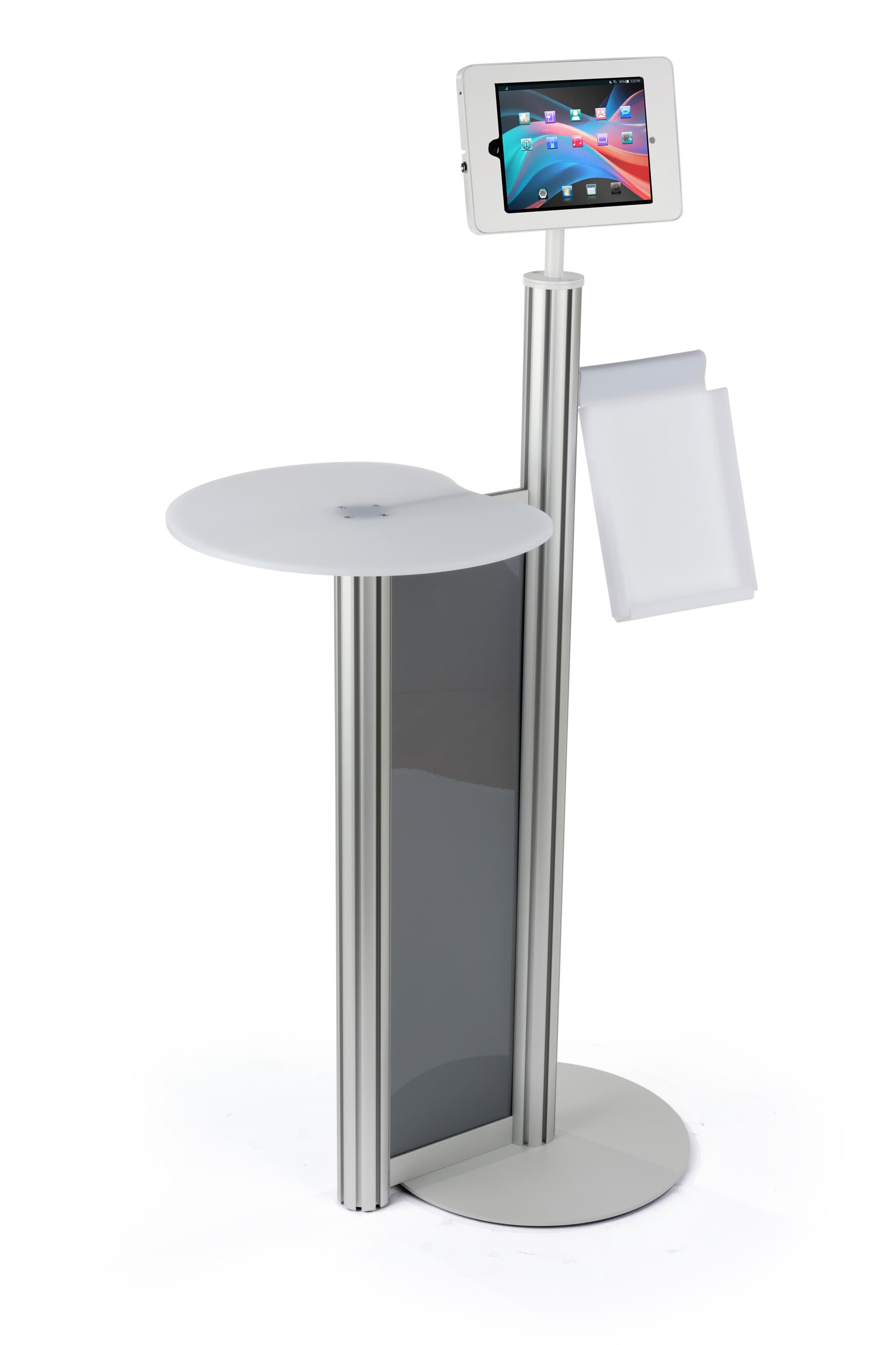 iPad Display Table with Locking Enclosure