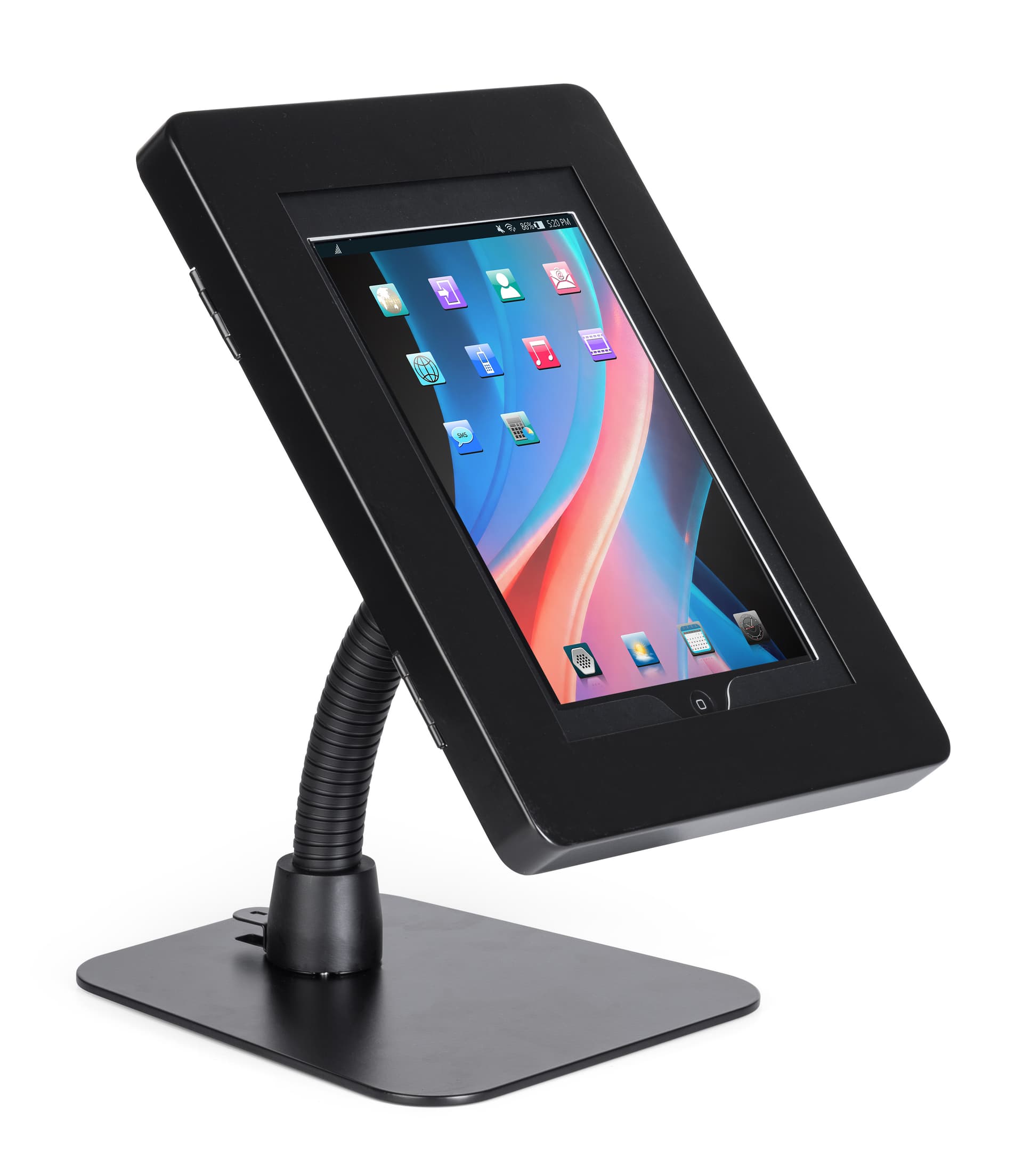 Locking iPad anti-theft tablet stand holder