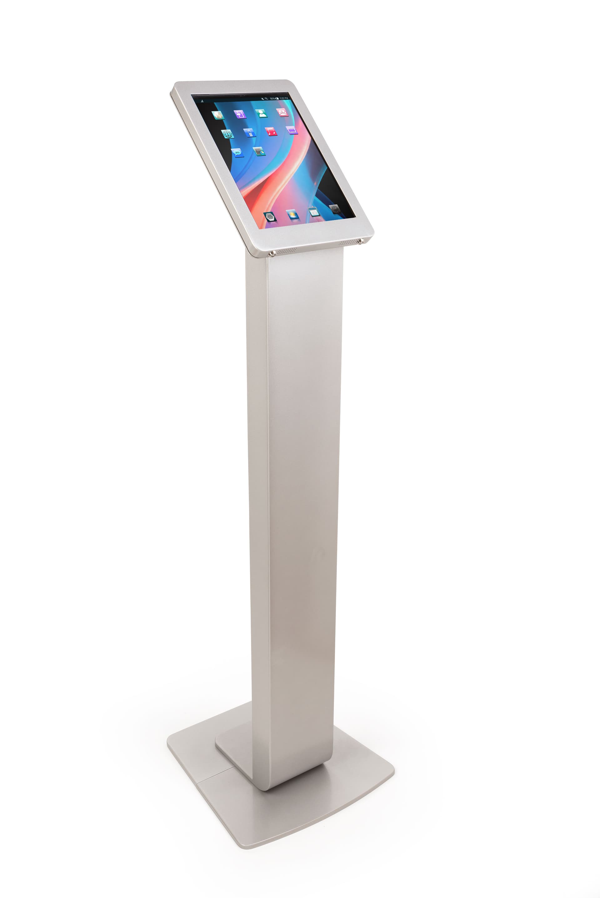 iPad pro floor stand with sturdy base
