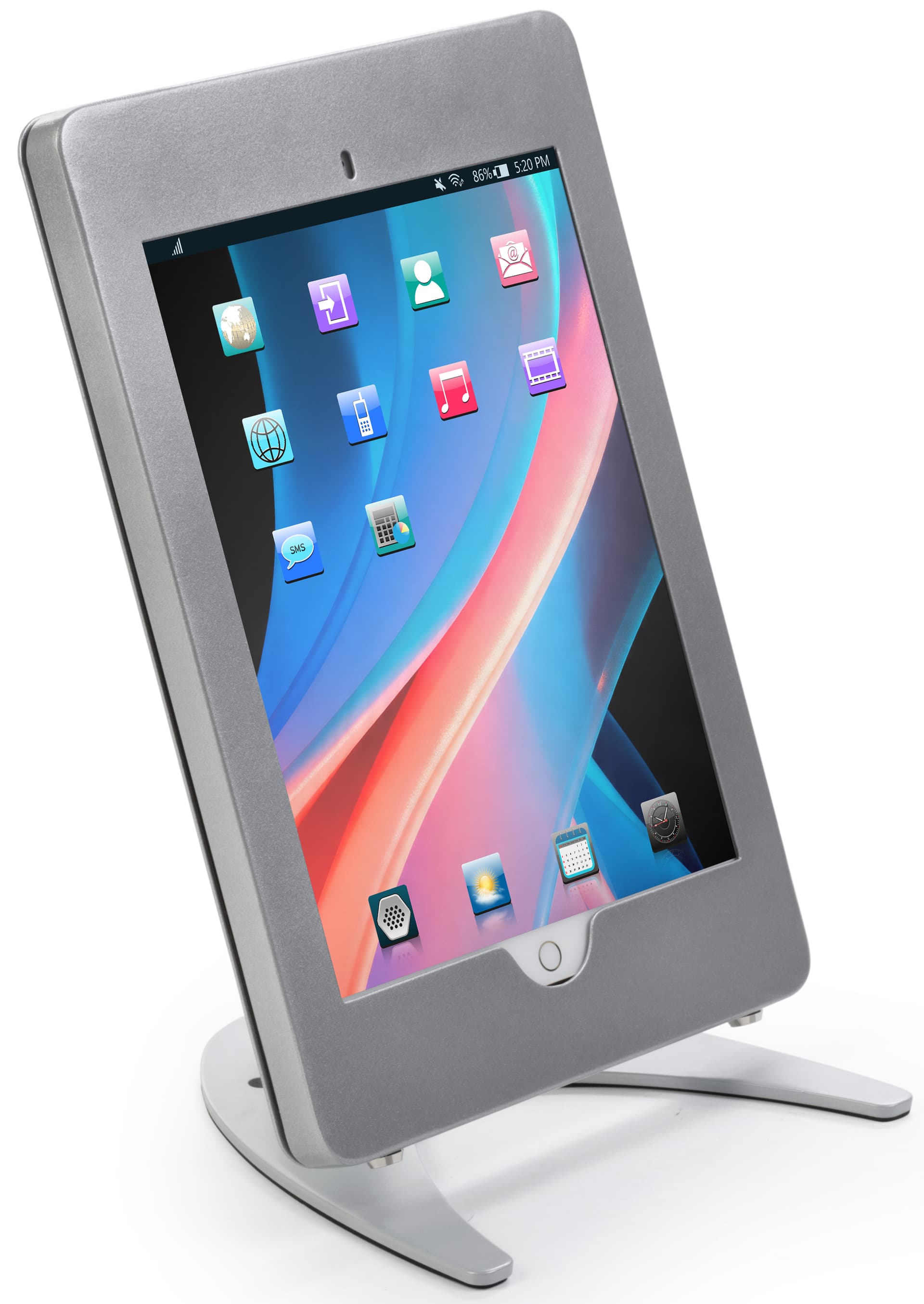 Silver iPad Pro Counter Stand