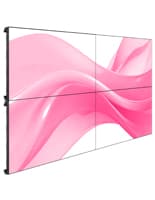 4 TV video wall system with 55 inch LG TV panels 