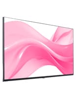 4K digital signage display TV with a wall mounted placement
