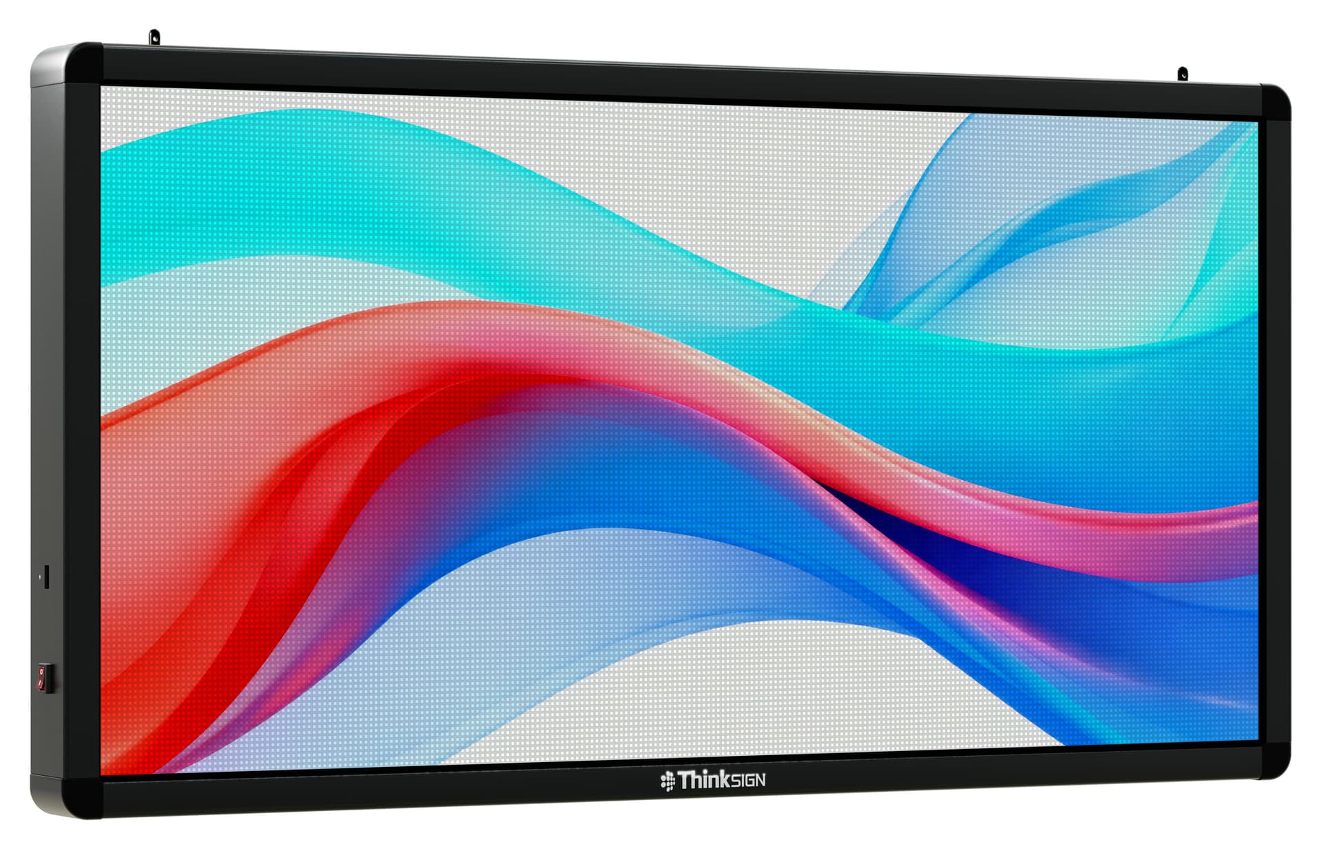 ThinkSign LED window sign with sleek black colorway