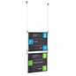 8.5 x 11 Ceiling Sign Holder with 16-foot Steel Cable - Clear