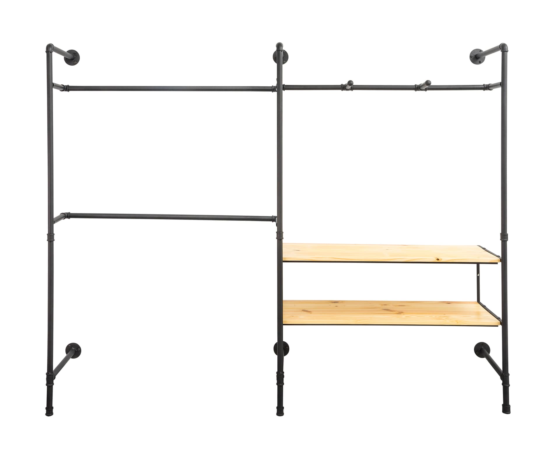 Mounted Double Pipe Outrigger Wall Display
