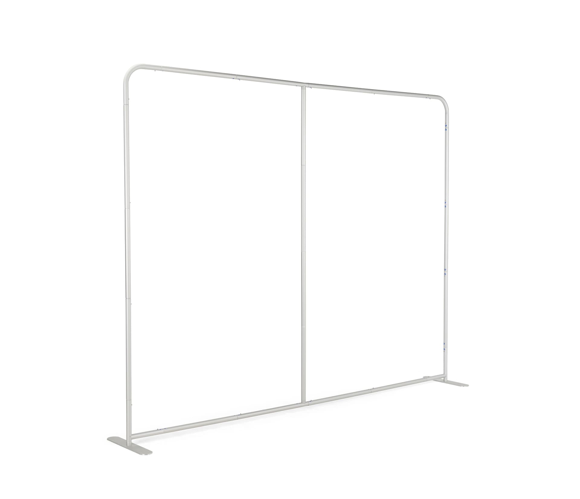 Tension fabric trade show displays with lightweight aluminum frame