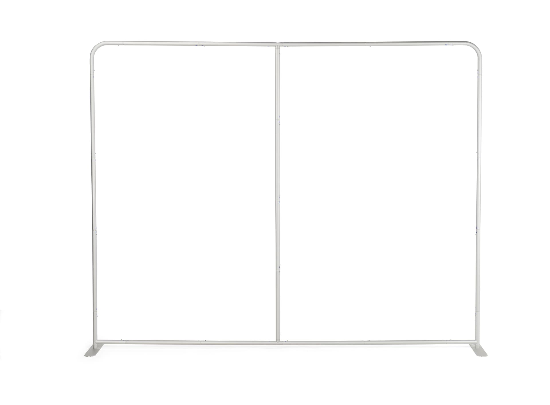 Tension fabric trade show displays with slim profile