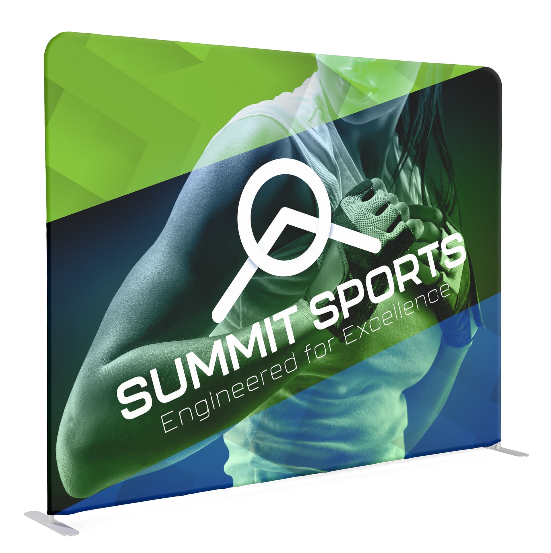 Tension fabric trade show displays with custom full color graphics