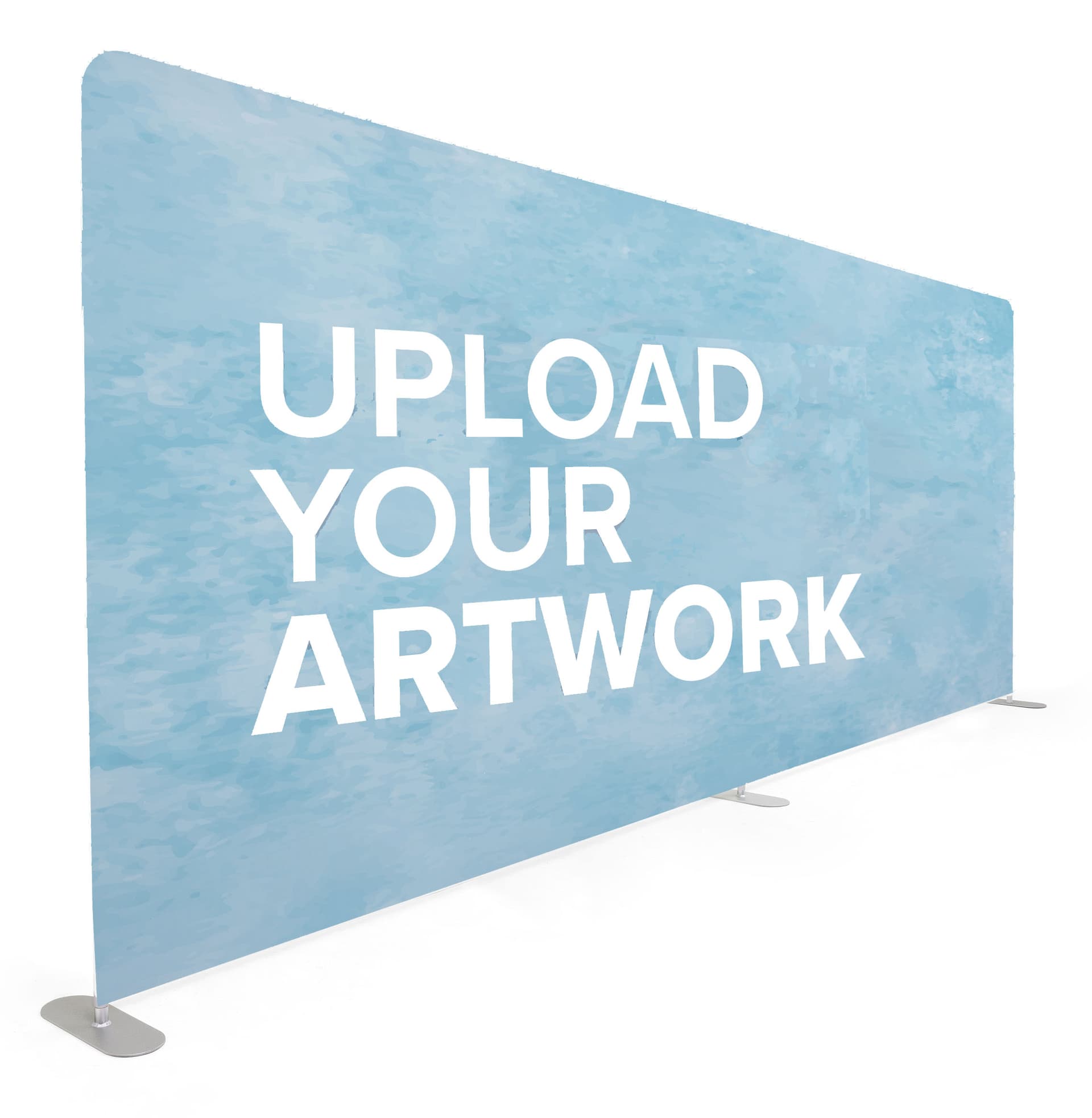 Aluminum frame stretch fabric tube display wall with dye sublimated graphics