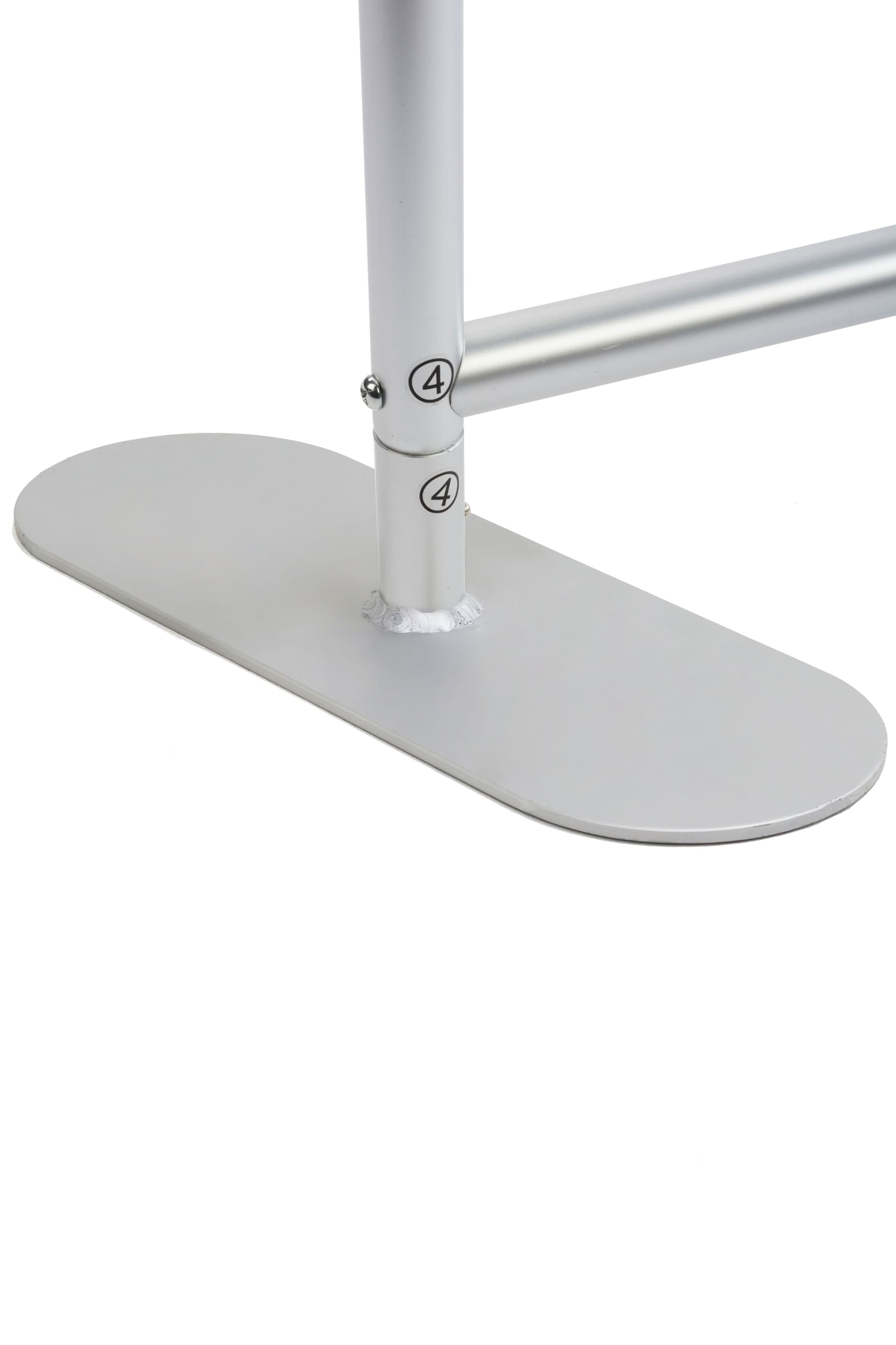 Single sided 8’ wide banner backdrop with push pin assembly 