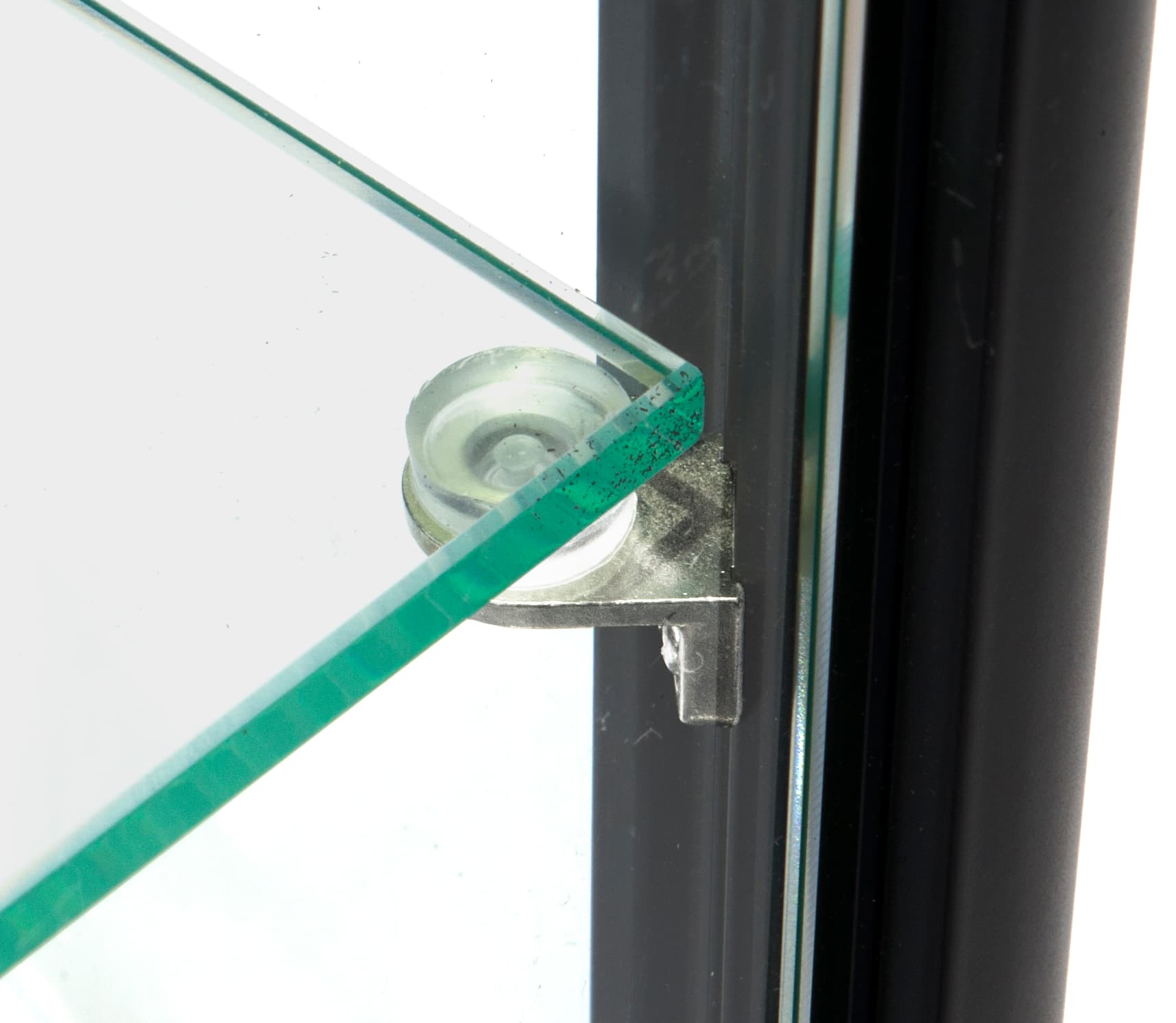 Display Case w/ Rubber Shelf Supports