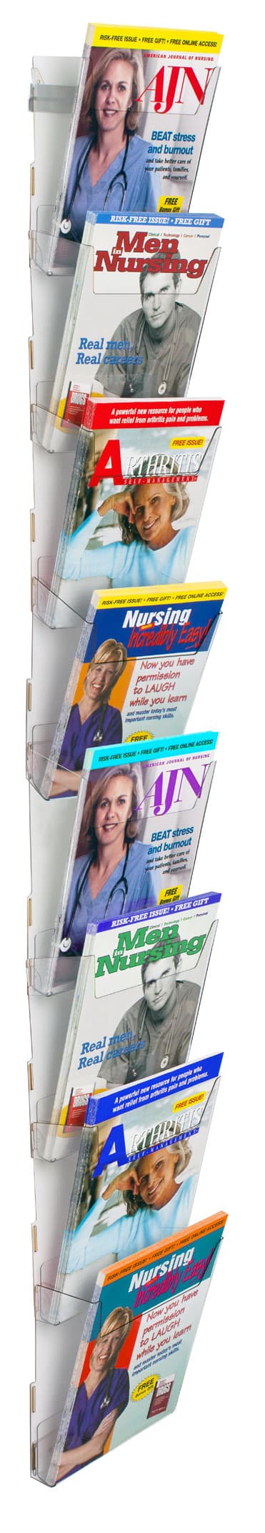 Wall Mount Magazine Rack