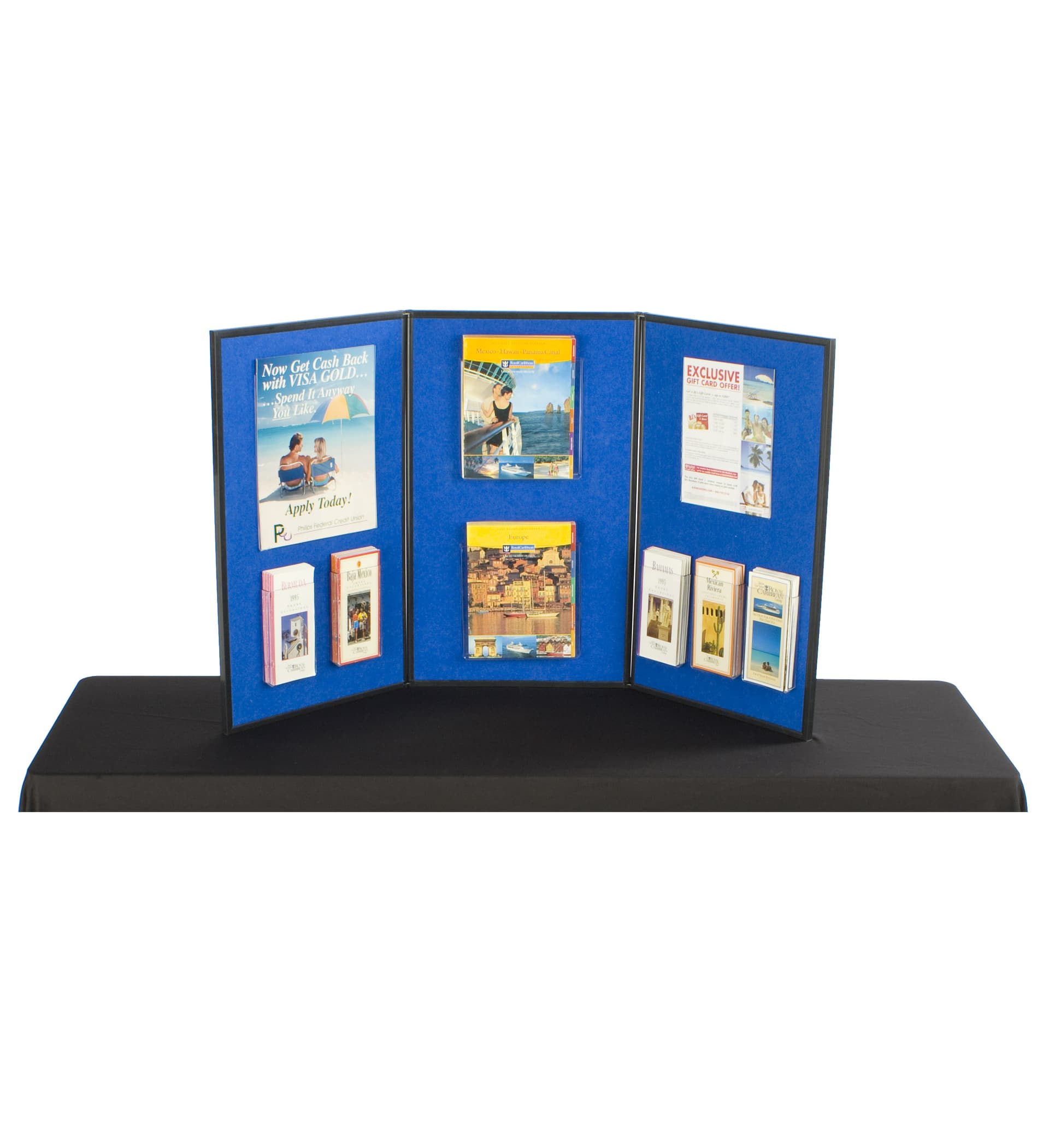3-panel display
