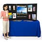72" Tabletop Hook & Loop Display Board, 3 Panels, Double Sided - Black & White