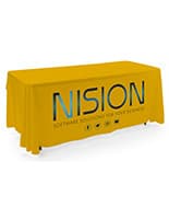 Custom table covers with full color printing 