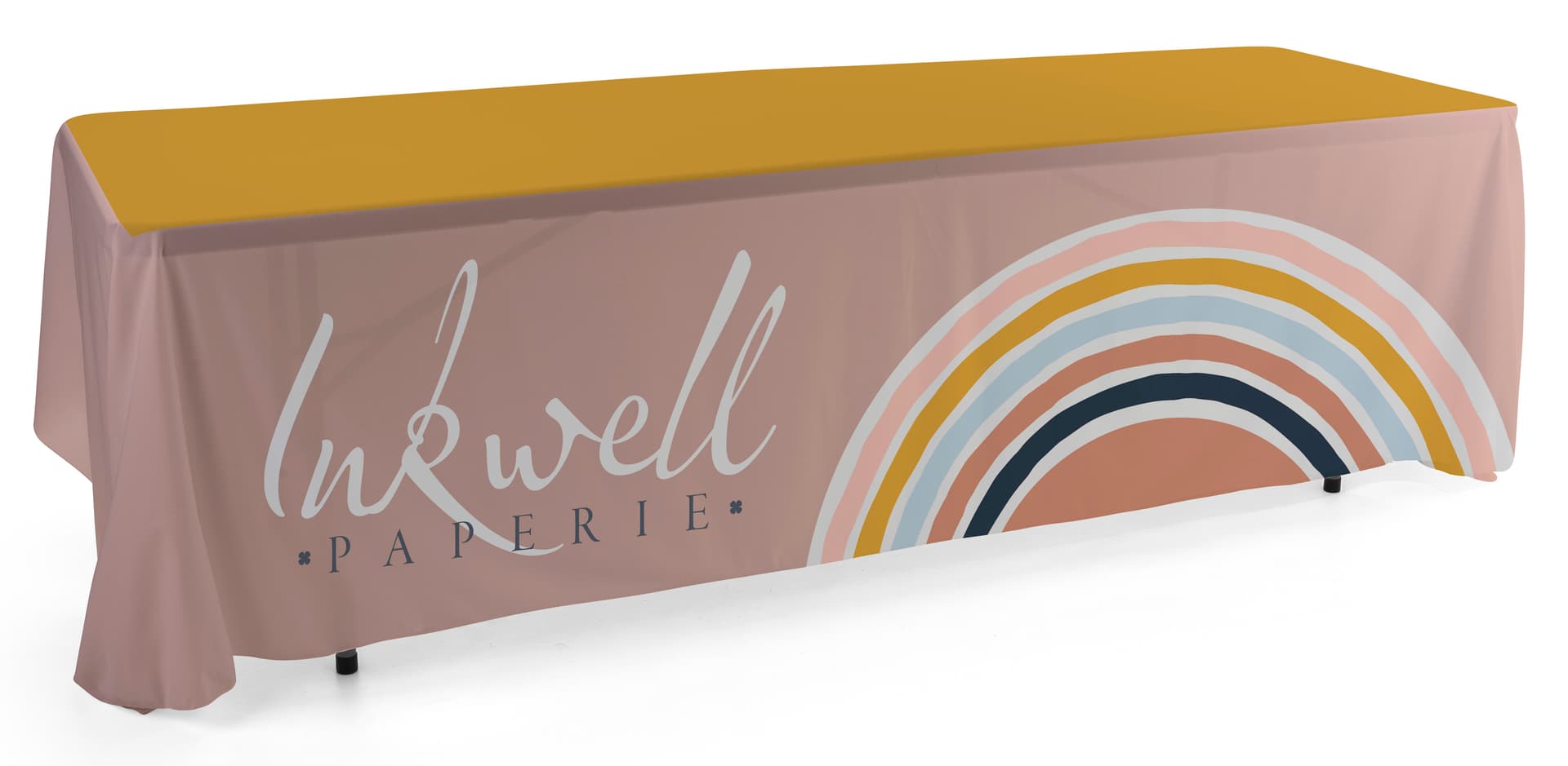 Custom table covers with full color graphics 