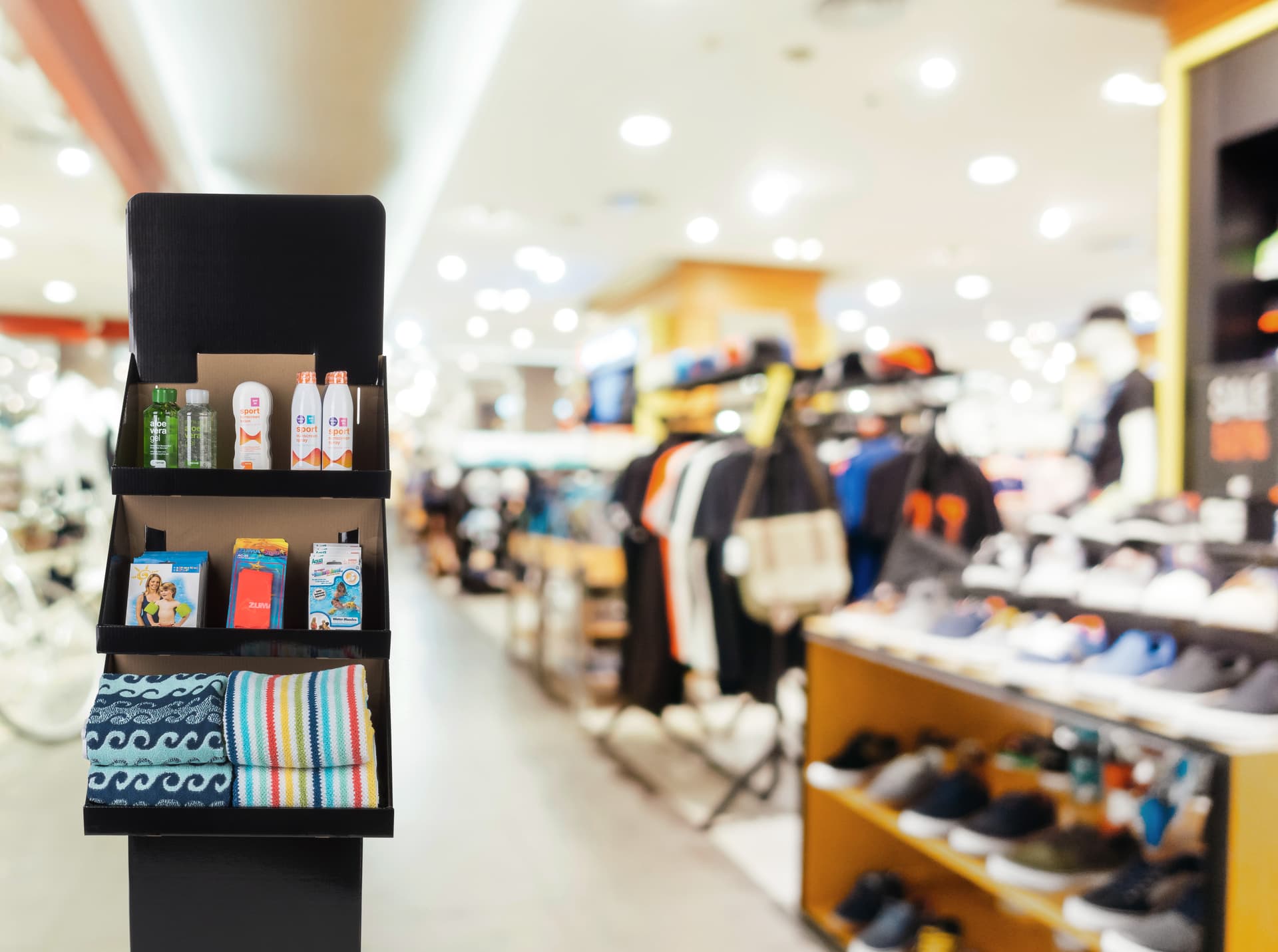 Bin Display for Department Stores