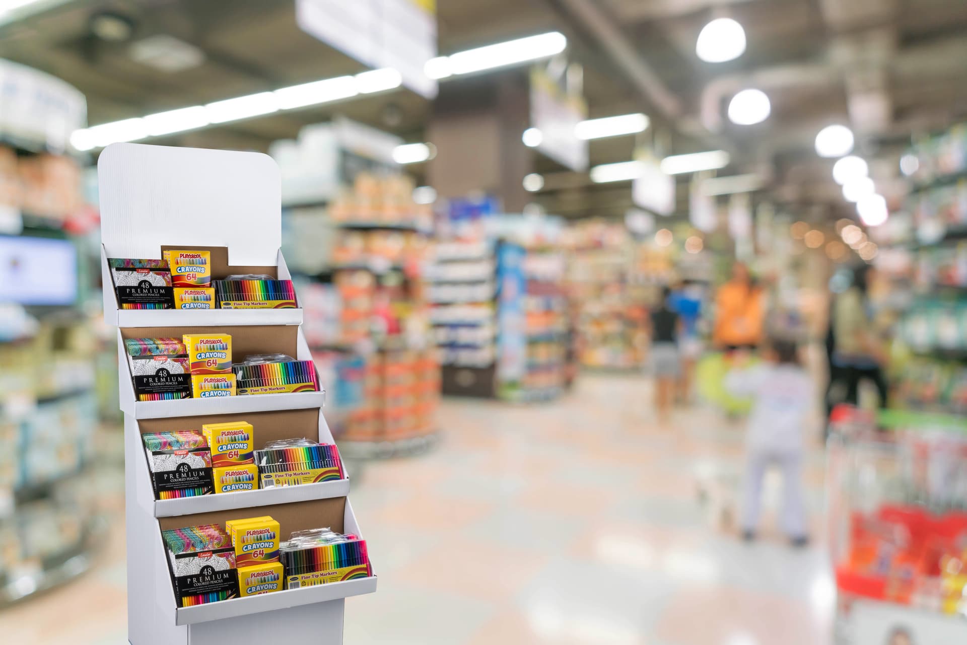 Retail Cardboard Stand for Grocery Markets