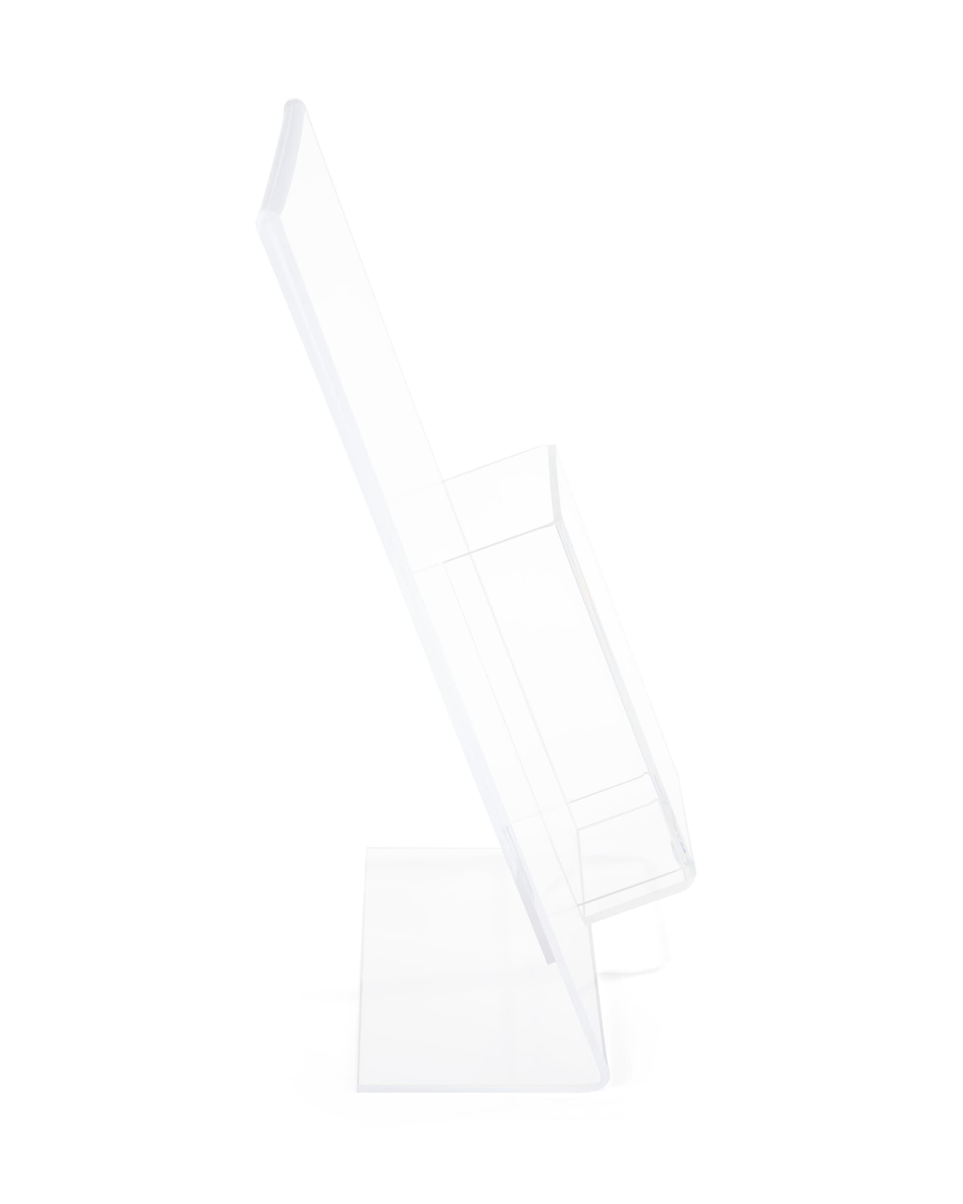 Acrylic sign display side profile