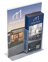 Acrylic Sign Display for 4" x 9" Pamphlets