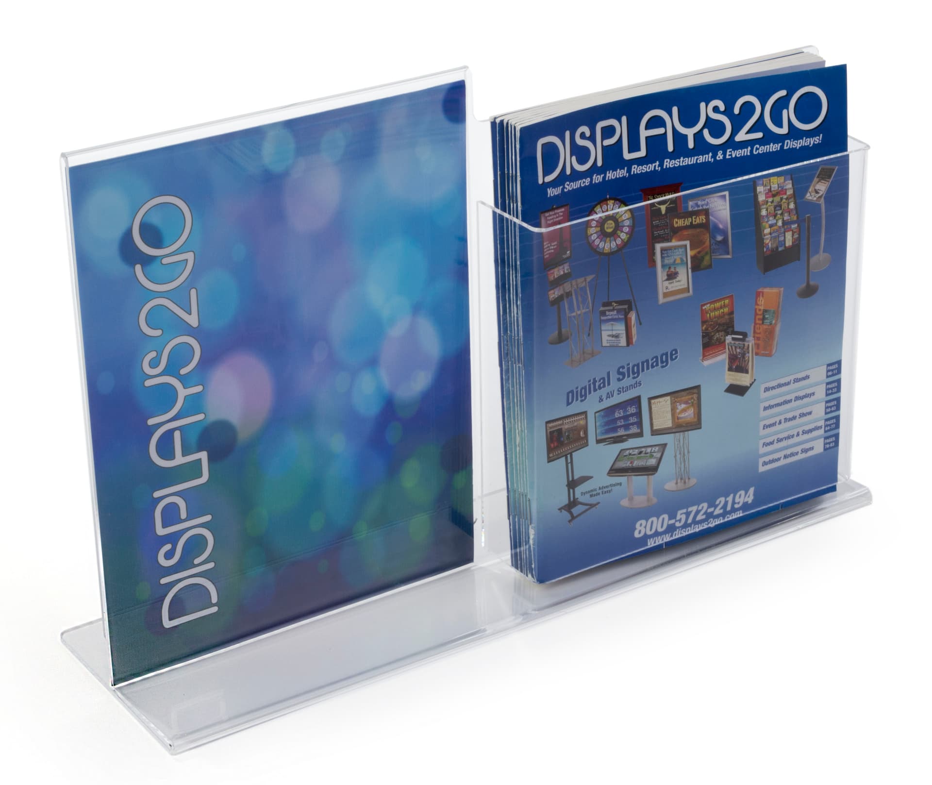 Sign Display with Pocket
