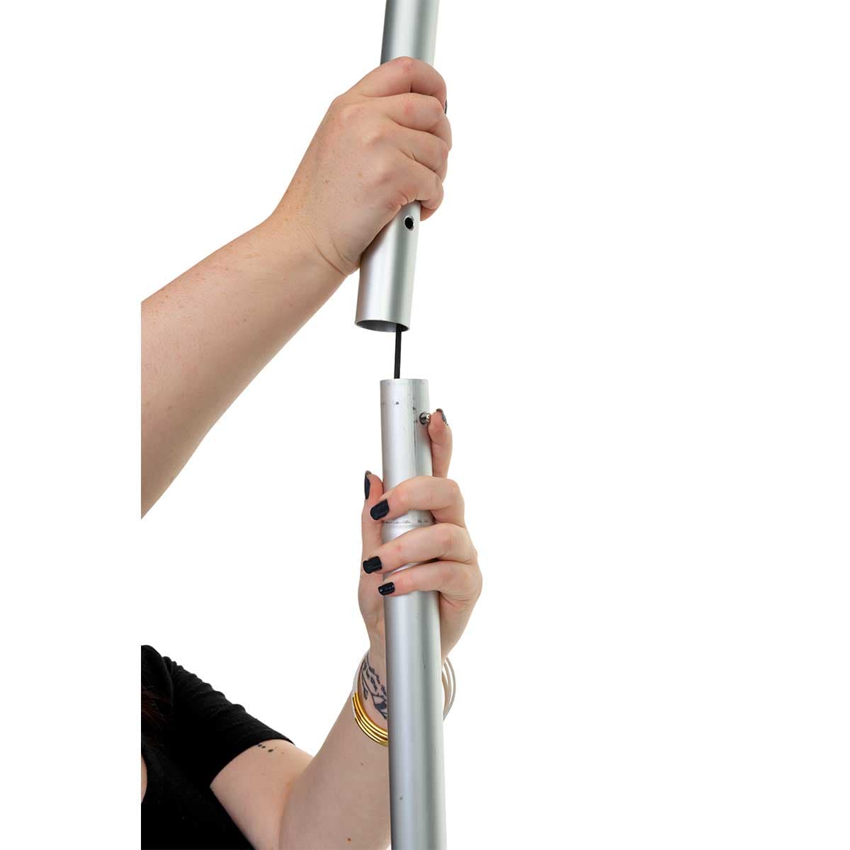 Beacon illuminated portable backdrop with lightweight frame