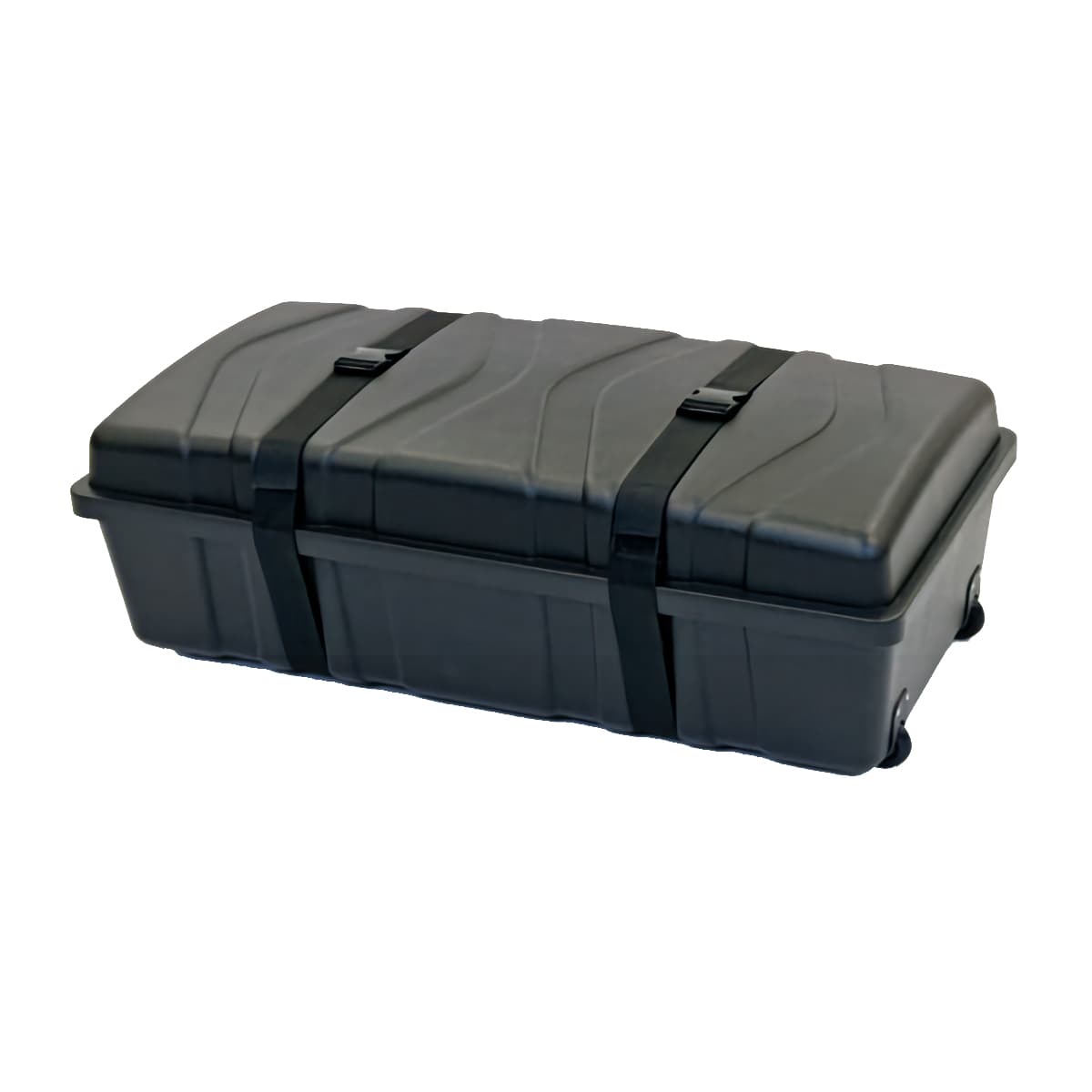 Smart case podium storage container with wheels