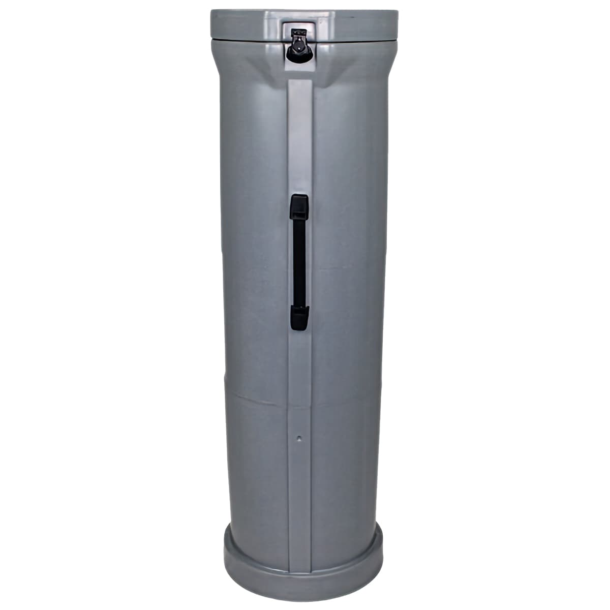 Banner stand display shipping case is made of polyethylene