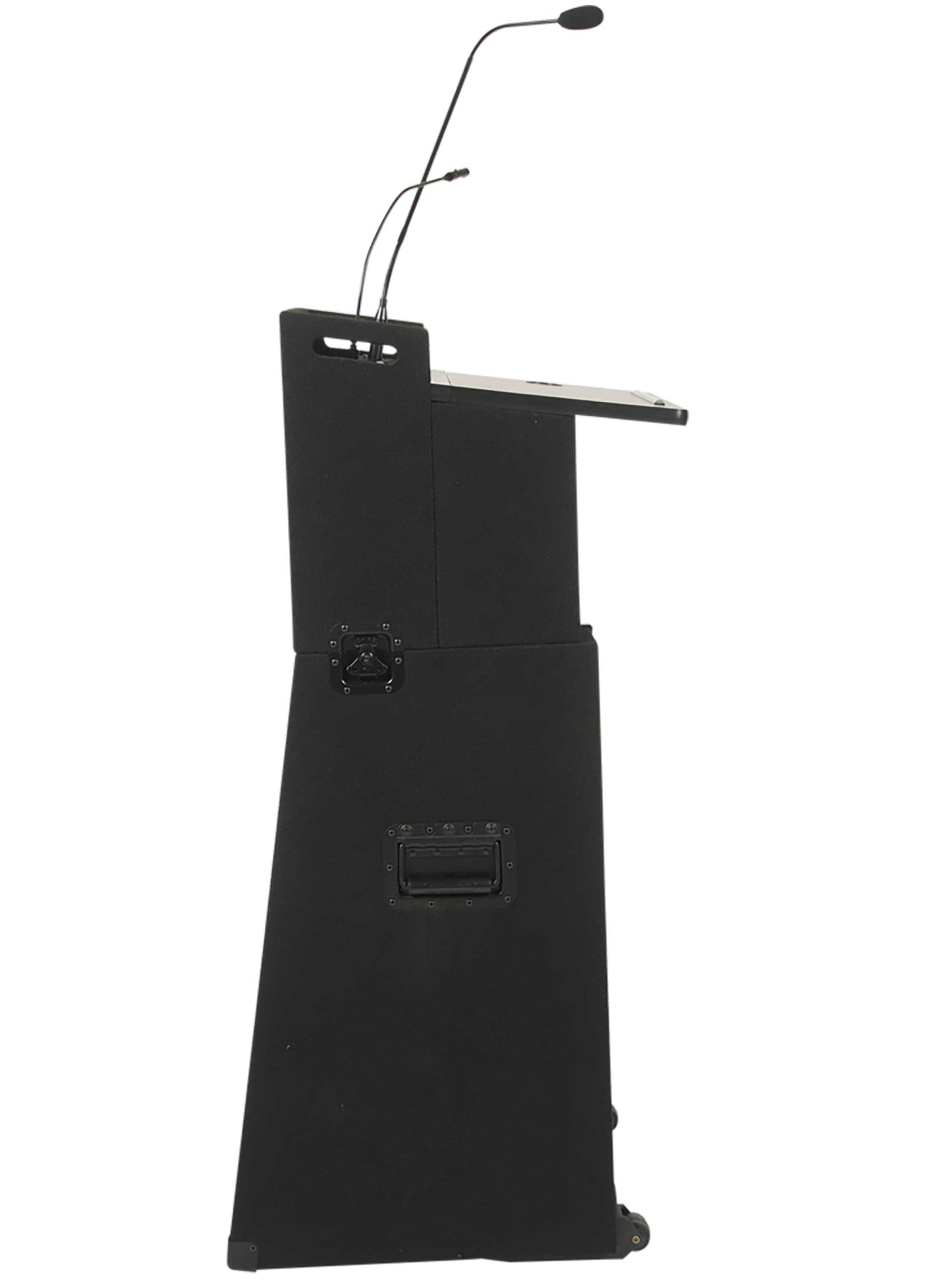 Podium with Mic and Speaker | Reaches Crowds of 500+ People | Displays2Go