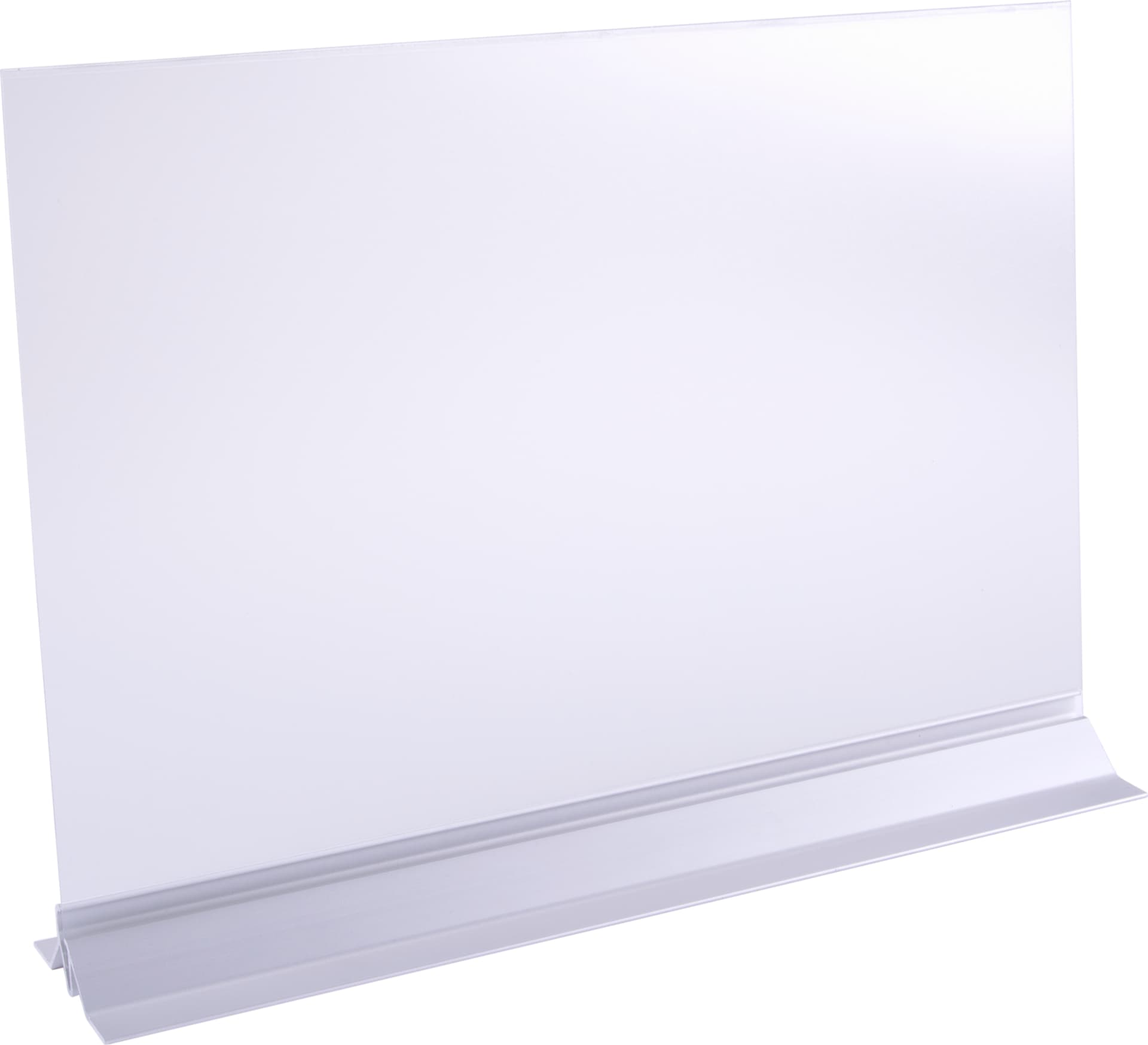 17 x 11 Vertical Sign Holder is A Frameless Design