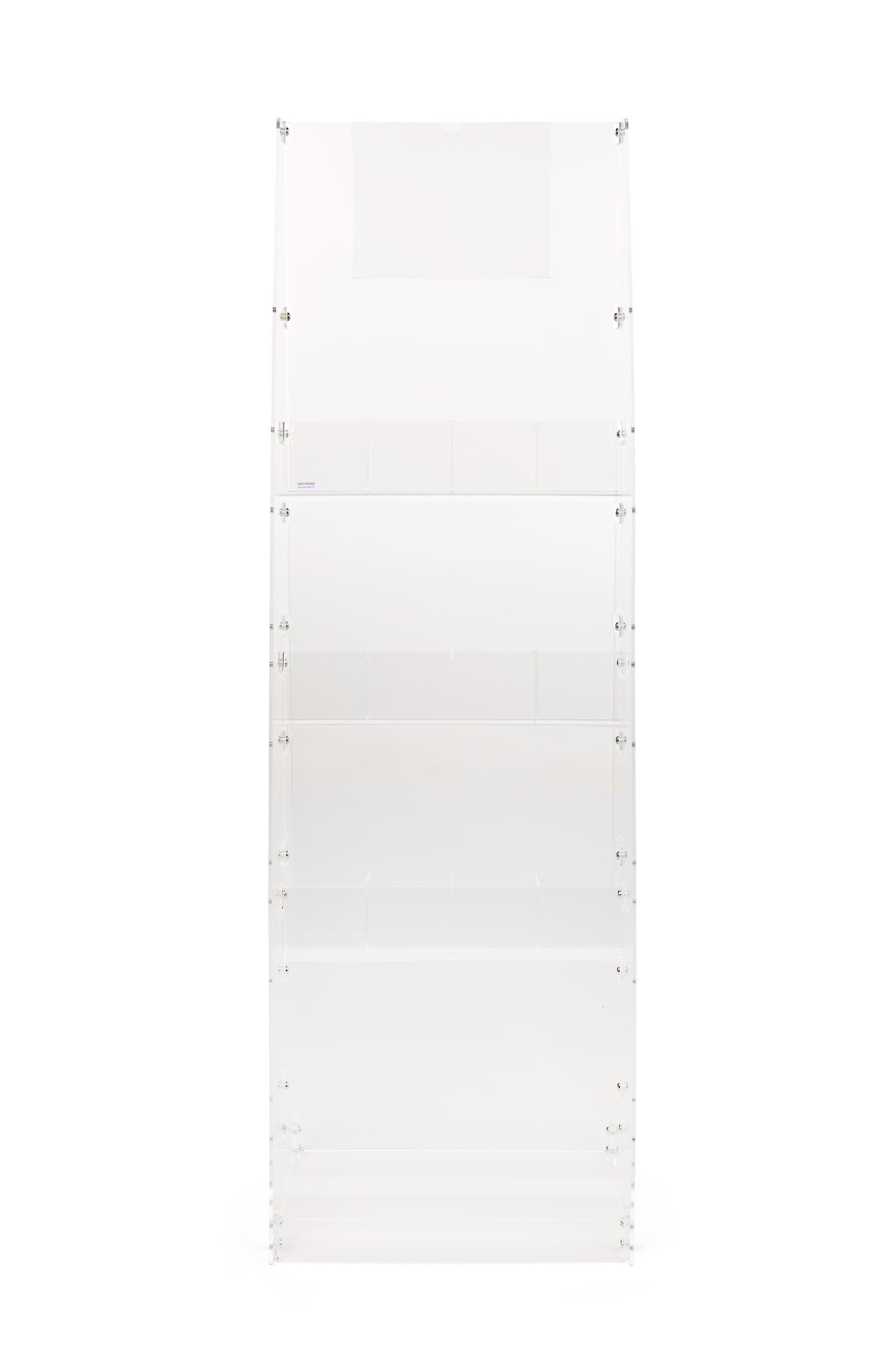 Recycled Acrylic Brochure Stand with recycled material 