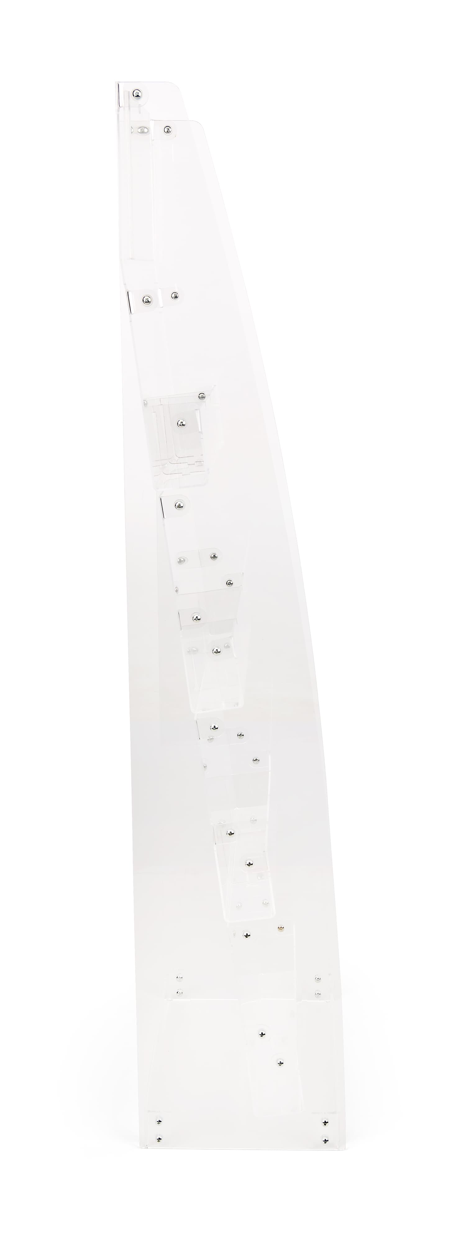 Recycled Acrylic Brochure Stand with titanium screws 