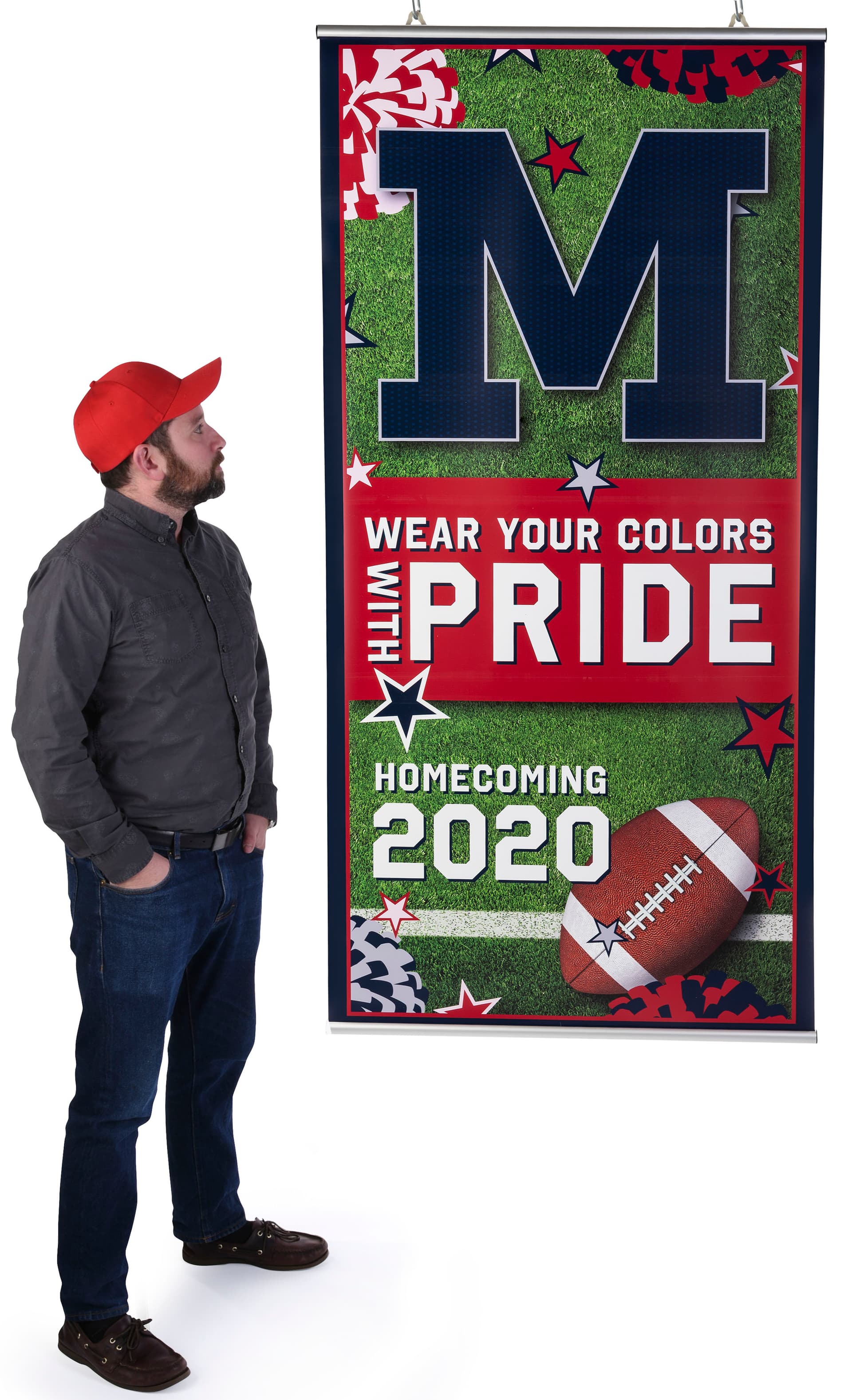 Banner Display: 36" Wide Banners Or Posters